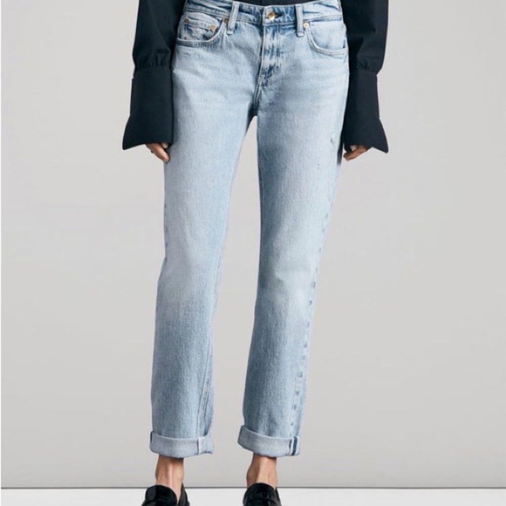 Dre Low-Rise Slim Boyfriend - rag and bone